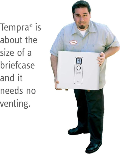 Load image into Gallery viewer, Tankless Water Heater – Tempra 20 plus – Electric, on Demand Hot Water, Eco, White
