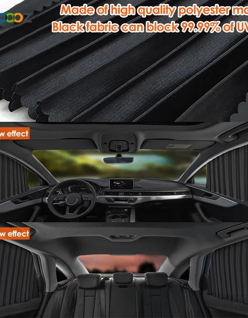 Load image into Gallery viewer, Shadeguard™ Magnetic Car Window Sunshade – Cool, Private, Protected. Instantlymagnetic Car Sunshade Window Curtains Auto Window Sun Shade Privacy Sun UV Protection Window Shield Car Interior Accessories
