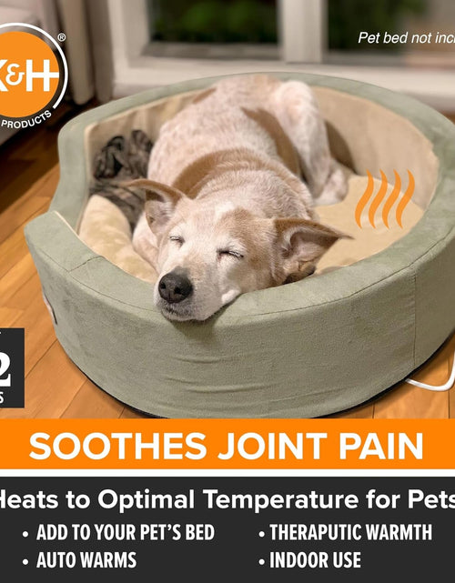 Load image into Gallery viewer, Heated Pet Bed Warmer Waterproof Pet Heating Pad for Cat Beds and Dog Beds, Tan X-Large
