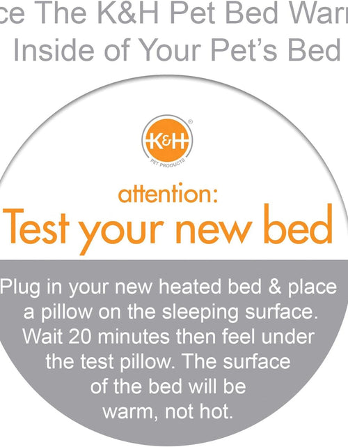 Load image into Gallery viewer, Heated Pet Bed Warmer Waterproof Pet Heating Pad for Cat Beds and Dog Beds, Tan X-Large
