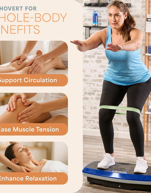 Load image into Gallery viewer, Hovert 3D Vibration Plate Machine - Dual Motor Oscillation, Lateral + 3D Motion Viberation Platform Machine - Full Whole Body Vibrarating Machine for Home Exercise &amp; Fitness
